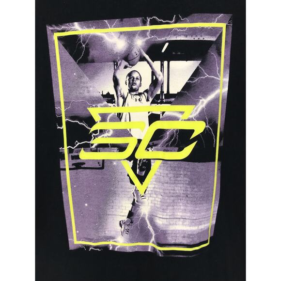 Under Armour Steph Curry Short Sleeve Graphic T-Shirt Mens L - Picture 4 of 8